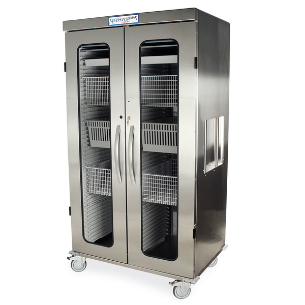 Harloff Double Column Stainless Steel Medical Storage Cabinet MSSM82-00GK